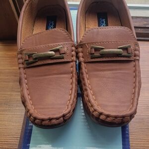 Boys Cognac Loafers
